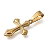 Easter 304 Stainless Steel Pendants STAS-G400-15G-2