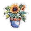 Potted Plant PET Stickers Set DIY-Z037-01C-4