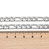 Tarnish Resistant Fashionable 304 Stainless Steel Figaro Chain Necklaces for Men STAS-A028-N017P-2
