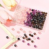 200Pcs 5 Colors Plating Acrylic Beads OACR-FS0002-03-8