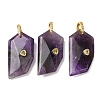 Natural Amethyst Pendants GG-CBA51ED-04G-02-1