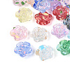 Transparent Spray Painted Acrylic Beads ACRP-T011-05M-1