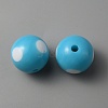 Acrylic Beads SACR-WH0009-11C-2
