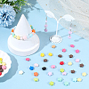 100Pcs Opaque Acrylic Beads OACR-PA0001-57-4
