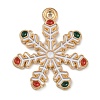 Christmas Theme Alloy Enamel Pendants X-ENAM-Z019-01D-1