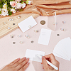 20Pcs ABS Plastic Pearl Pin JEWB-BC0001-16B-3