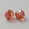 Plating Acrylic Beads OACR-WH20006-01A-2