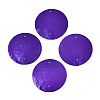 Spray Painted Natural Capiz Shell Connector Charms SSHEL-N039-03-01A-1