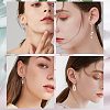 20Pcs 2 Color Brass Earring Hooks JX502A-7