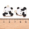 Panda Theme Alloy Enamel Pendants ENAM-T020-34F-3