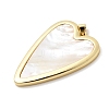 Natural Shell Pendants KK-H529-60A-G-2
