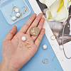 Beebeecraft DIY Pearl Earring Making Kits DIY-BBC0001-06-3