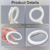 WADORN 6Pcs 2 Style Plastic Hook Hangers FIND-WR0010-29-4