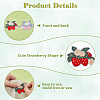 10Pcs Polyester Embroidered Cloth Patch PATC-HS0001-08-4