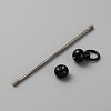 Iron Bar Beadable Keychain for Jewelry Making DIY Crafts IFIN-SZC0005-01A-05-3