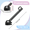 8Pcs Alloy Zipper Pulls FIND-WR0013-15EB-2