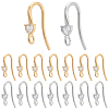 20Pcs 2 Styles 304 Stainless Steel Rhinestone Earring Hooks STAS-BBC0007-16B-1