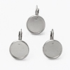 304 Stainless Steel Leverback Earring Findings STAS-L253-005C-P-1