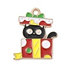 Christmas Alloy Enamel Pendants ENAM-I071-01KCG-01-1