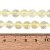 Crackle Transparent Glass Beads Strands GLAA-N068-04A-05-4