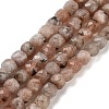 Natural Sunstone Beads Strands G-B093-B02-03-4