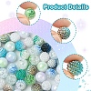 200Pcs 10 Styles Imitation Pearl & Opaque Acrylic Berry Beads OACR-FS0001-96A-3