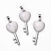 Natural Howlite Pendants G-I321-06P-20-1