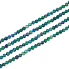 2 Strands Natural Chrysocolla & Lapis Lazuli Beads Strands G-DC0001-04-1