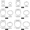 Unicraftale 304 Stainless Steel Split Rings STAS-UN0018-69P-5