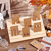 Fingerinspire 7-Slot Rectangle Wooden Place Earring Display Stands ODIS-FG0001-67C-5