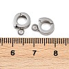 304 Stainless Steel Twister Clasps STAS-B095-04P-02-3