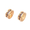 Brass Micro Pave Cubic Zirconia Beads KK-B100-043G-01-1