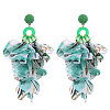 Alloy Acrylic Dangle Stud Earrings FS-WG3C6DF-11-1