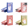 Magibeads 12Pcs 6 Color Rectangle Paper Candy Bags CARB-MB0001-09-2