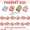 4 Yards 4 Colors Polyester Flower Lace Ribbon OCOR-PH0004-47-2