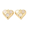 Brass Pendants with Shell KK-H460-13G-1