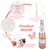 30Pcs Polyester Bowknot & Paper Card Pendant Decoration HJEW-OC00028-02-4
