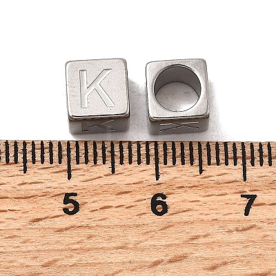 304 Stainless Steel European Beads STAS-D382-02K-P-1