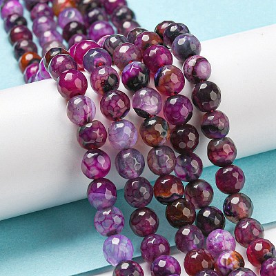 Natural Agate Beads Strands G-C082-A01-10-1