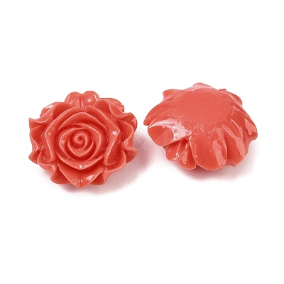 Dyed Synthetic Coral Carved Beads CORA-Z001-01C-1