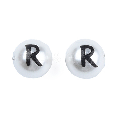 ABS Plastic Imitation Pearl Beads KY-N015-148R-1