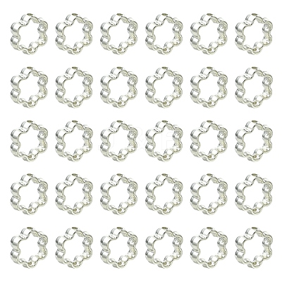 100Pcs CCB Plastic Bead Frame CCB-YW0001-67A-1