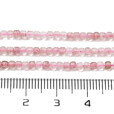 Natural Strawberry Quartz Beads Strands G-H042-B11-01A-1
