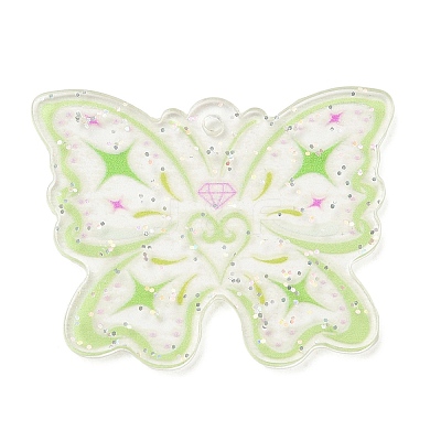 Acrylic Pendants OACR-I008-02C-1