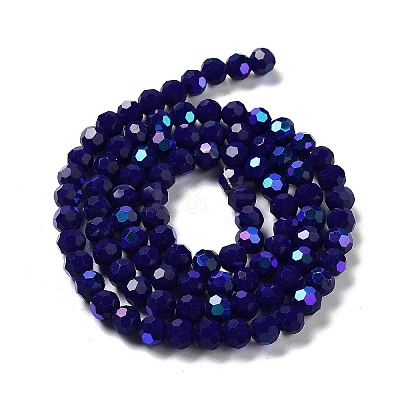 Opaque Glass Beads Strands EGLA-A035-P6mm-L09-1