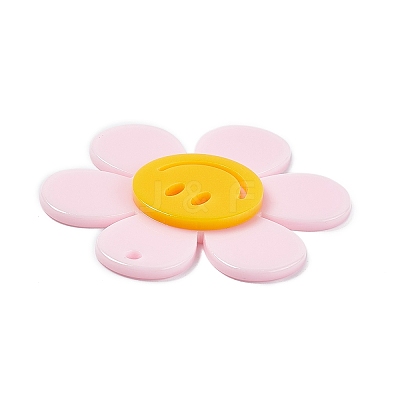 Opaque Acrylic Big Pendants OACR-P012-B03-1