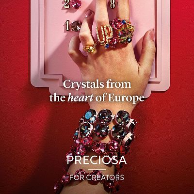 Preciosa® MAXIMA Crystal Round Stones X-PRC-RASS39-60010-1