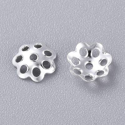 201 Stainless Steel Bead Caps STAS-K210-06S-1