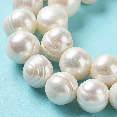 Natural Cultured Freshwater Pearl Beads Strands PEAR-E019-12-1