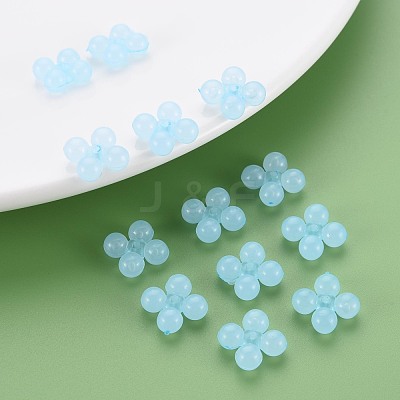 Transparent Acrylic Beads MACR-S373-02E-08-1